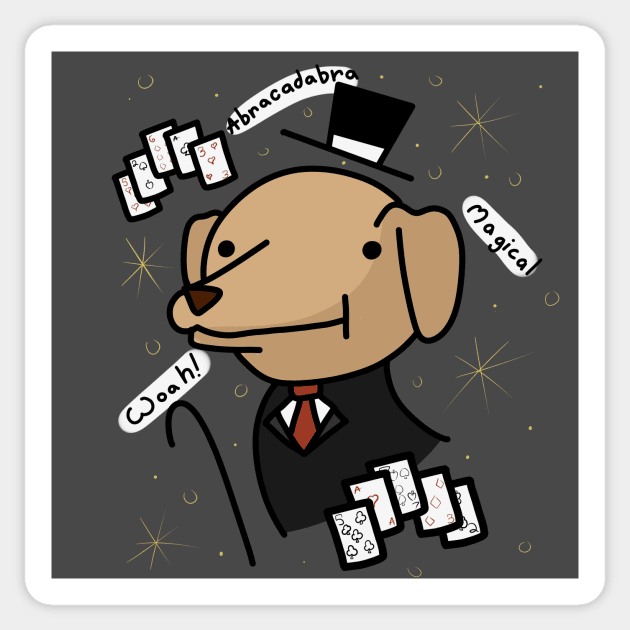 Magic Dog Sticker by Jamtastic